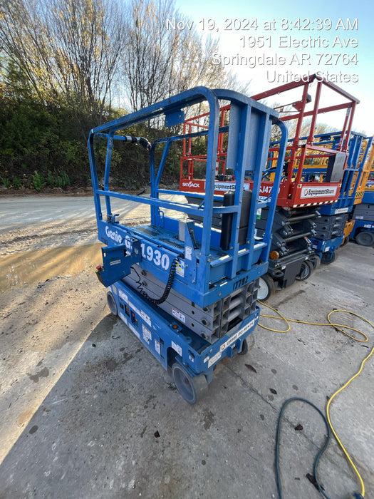 2018 Genie GS-1930 Genie GS-1930 w/Fixed Rail, Chain Entry
