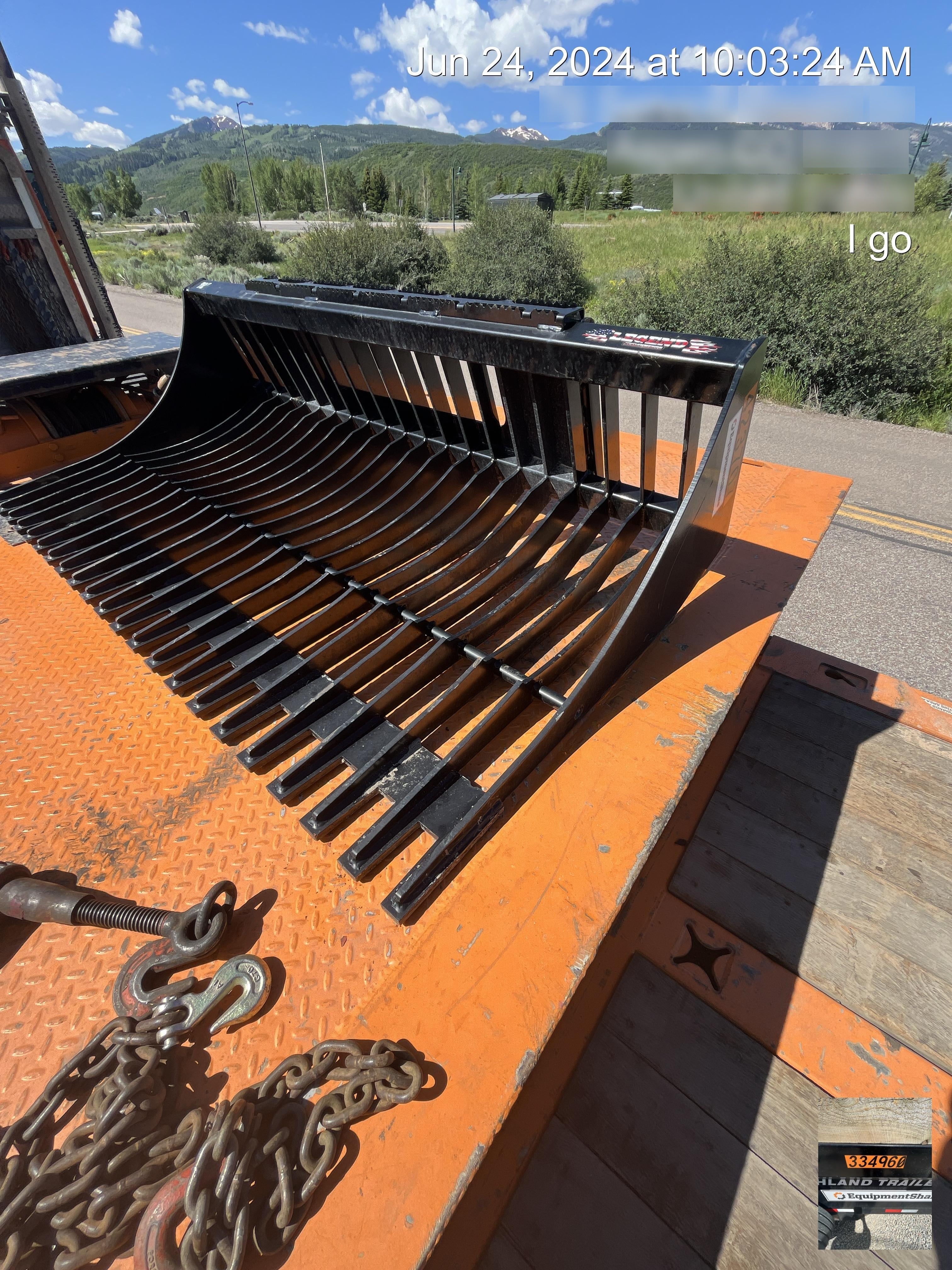 2024 LEGEND ATTACHMENTS 72" Rock Bucket - Legend Attachments