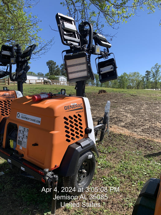 2024 Generac MLT2 Diesel, Flex Switch 120V Input, Powerzone Controller, 
(4) 320W LED Lights, 4kW Generator, 39.9 Gal Fuel Tank, 2" Ball, T3