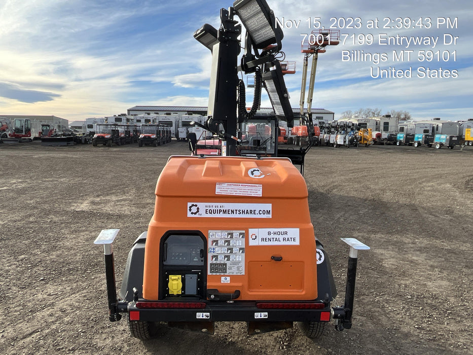 2023 Generac MLT2 Diesel, Flex Switch 120V Input, Powerzone Controller, (4) 320W LED Lights, 4kW Generator, 39.9 Gal Fuel Tank, 2" Ball, T3