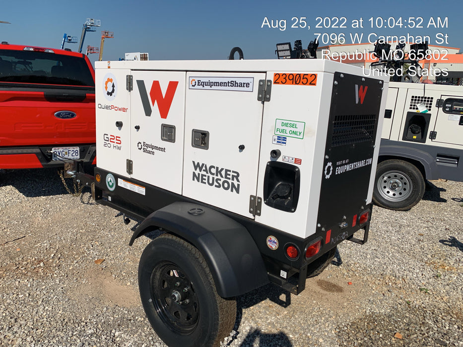 2022 WACKER NEUSON G25
