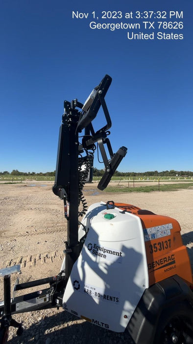 2023 Generac MLT2 Diesel, Flex Switch 120V Input, Powerzone Controller, (4) 320W LED Lights, 4kW Generator, 39.9 Gal Fuel Tank, 2" Ball, T3