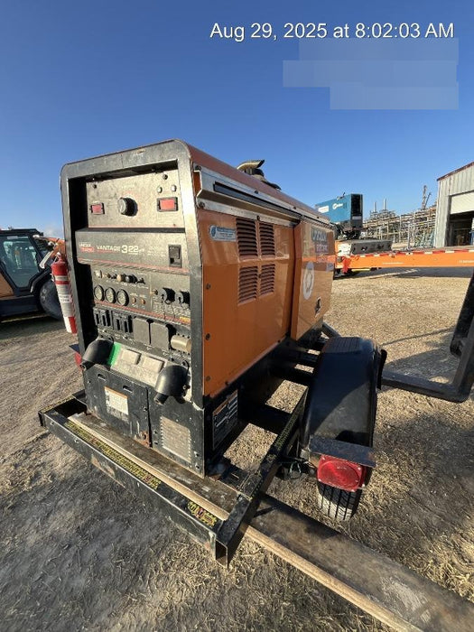 2021 Lincoln Electric Vantage 322 Vantage 322 Ready Pak 3 w/ Decals, ORANGE (includes trailer, cable rack, fender light kit) NO Telematics