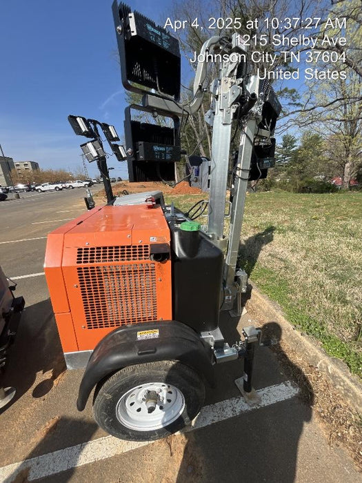 2025 Wanco WLTT-4MM4K Diesel, Mitsubishi L2E, 9.0HP @1800 rpm, Deep Sea Controller, Shore Power Plug, Auto Start, (4) 350W LED Floodlights, 4kW Generator, 60 Gal Fuel Tank, 2" Ball, T3