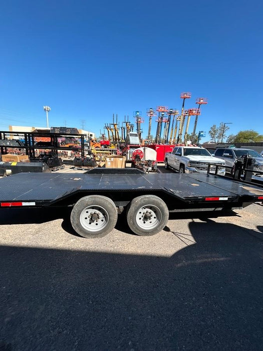 2025 TEXAS PRIDE TRAILERS 21' Lowboy Gravity Tilt Bed 14K Bumper Pull Trailer