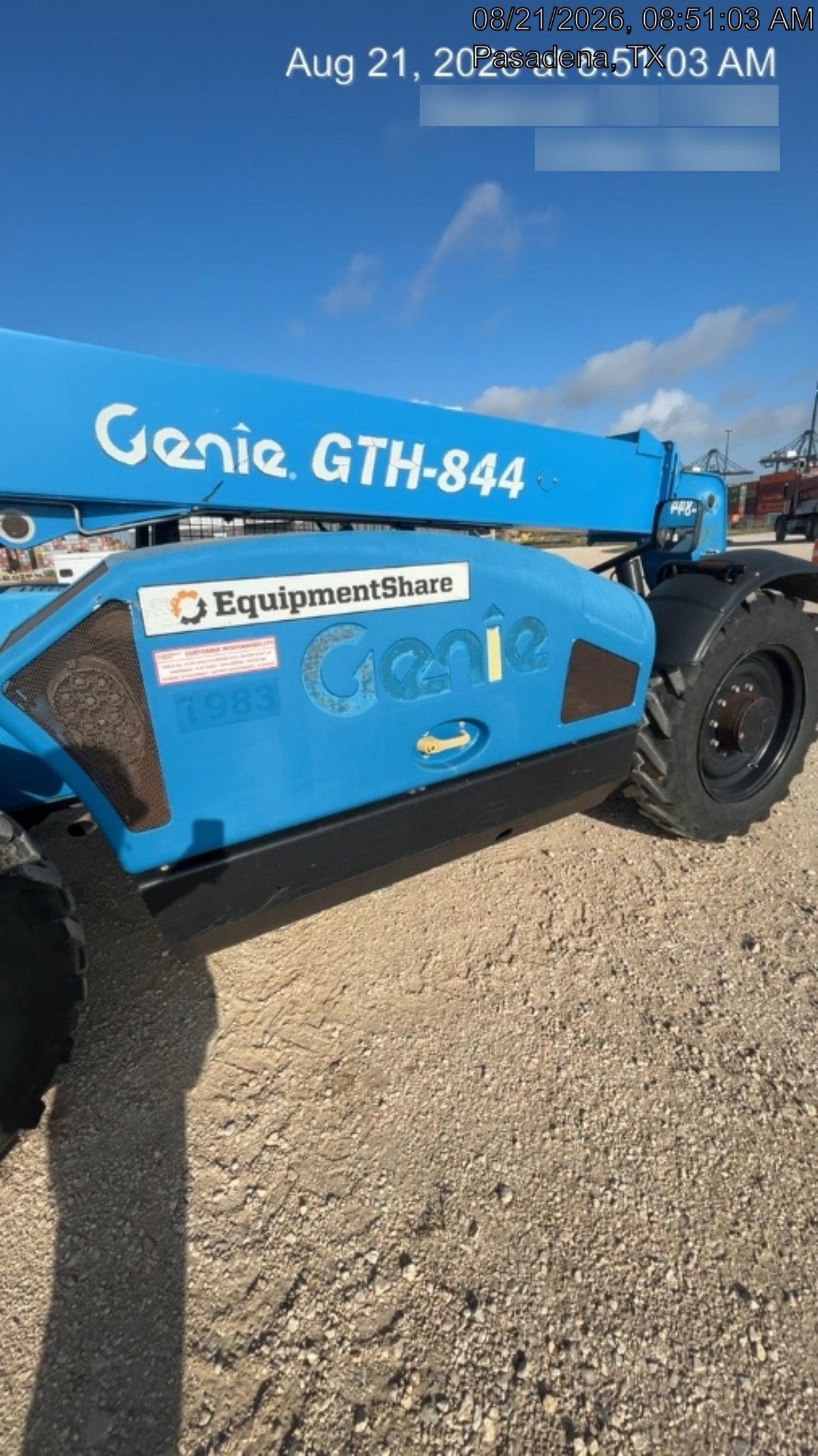 2016 GENIE GTH-844