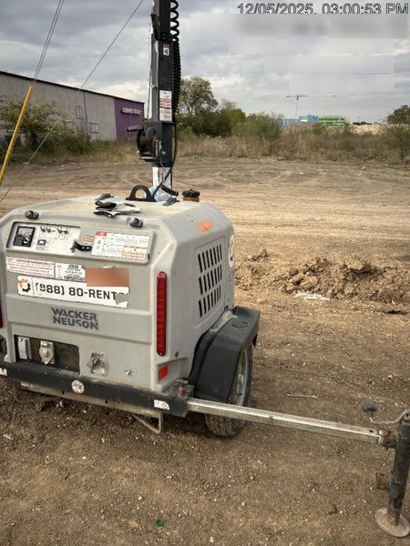 2019 Wacker Neuson LTV6L-MH Wacker Neuson LTV6L Mobile Light Tower w/Fuel Level Sensor Installed