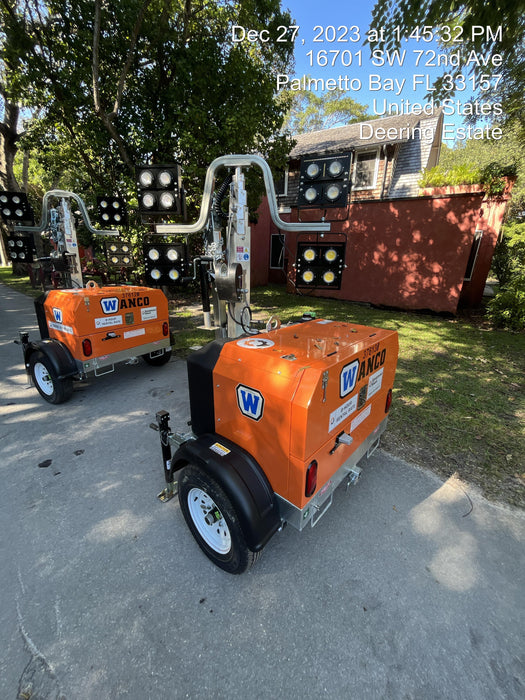 2023 Wanco WLTT-4MM4K Diesel, Deep Sea Controller, Shore Power Plug, Auto Start, (4) 350W LED Floodlights, 4kW Generator, 60 Gal Fuel Tank, 2" Ball, T3