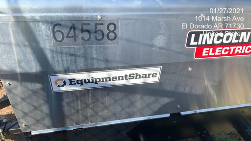 2019 Lincoln Electric Vantage 322 Welder Ready-Pak 3, Two wheel trailer, Fender and Light kit, Cable Rack