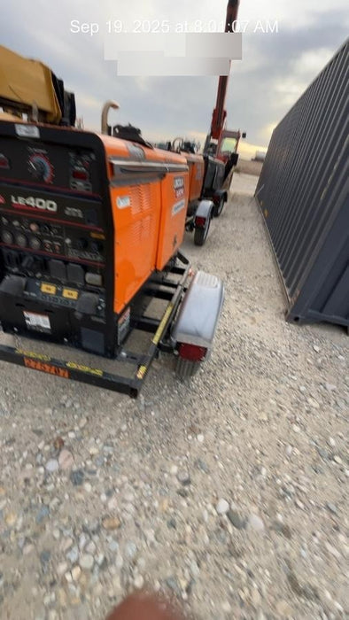 2022 Lincoln Electric LE400 Kubota V1505, Trlr, Cable Rack, Light Kit, ES Decals, T3