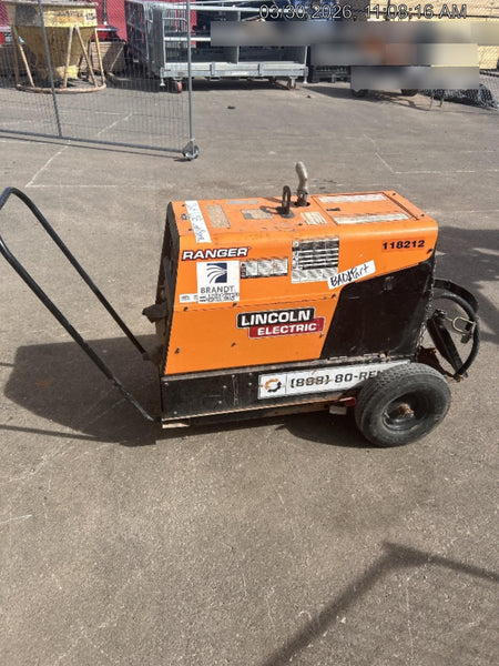 2020 Lincoln Electric Ranger 305 LPG Kohler Engine, One-Pak
