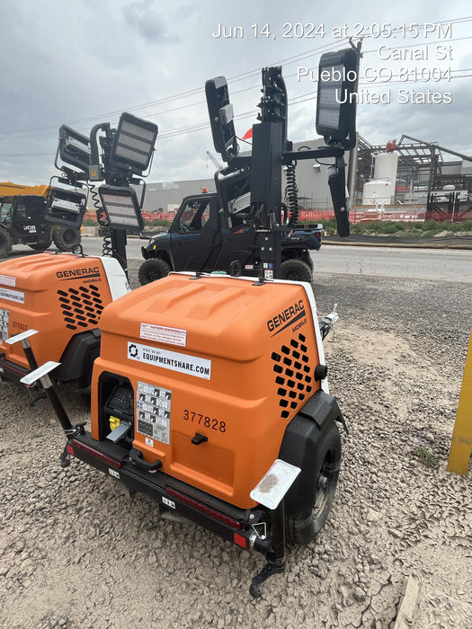 2023 Generac MLT2 Diesel, Flex Switch 120V Input, Powerzone Controller, 
(4) 320W LED Lights, 4kW Generator, 39.9 Gal Fuel Tank, 2" Ball, T3