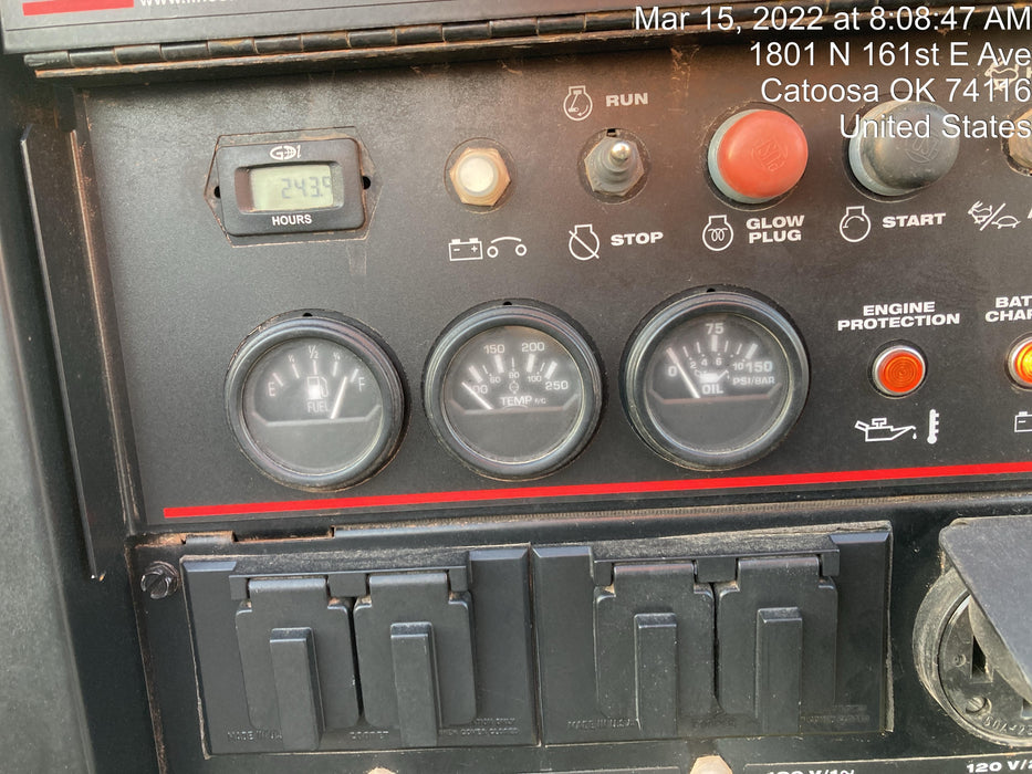 2021 Lincoln Electric Vantage 322 Vantage 322 Ready Pak 3 w/ Decals, ORANGE (includes trailer, cable rack, fender light kit) NO Telematics