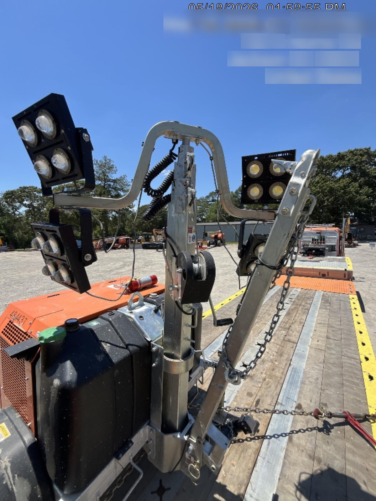 2024 Wanco WLTT-4MM4K Diesel, Mitsubishi L2E, 9.0HP @1800 rpm, Deep Sea Controller, Shore Power Plug, Auto Start, (4) 350W LED Floodlights, 4kW Generator, 60 Gal Fuel Tank, 2" Ball, T3