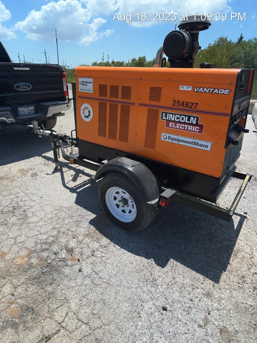 2022 Lincoln Electric Vantage 549X Crosslink Technology, Trailer Mounted, ES Decals, T3