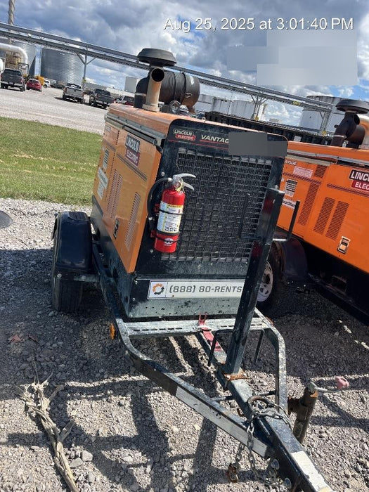 2021 Lincoln Electric Vantage 549X Ready Pak 3, ORANGE (includes trailer, cable rack, fender light kit)