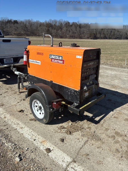 2023 Lincoln Electric LE400 Kubota V1505, Trlr, Cable Rack, Light Kit, ES Decals, T3