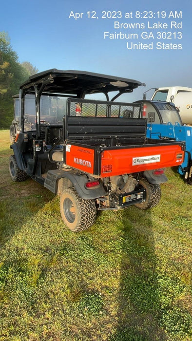 2020 Kubota RTV-X1140W-H 4WD, LED Strobe, Windshield Acrylic Clear, Plastic Canopy, Wire Harness Kit, Backup Alarm
