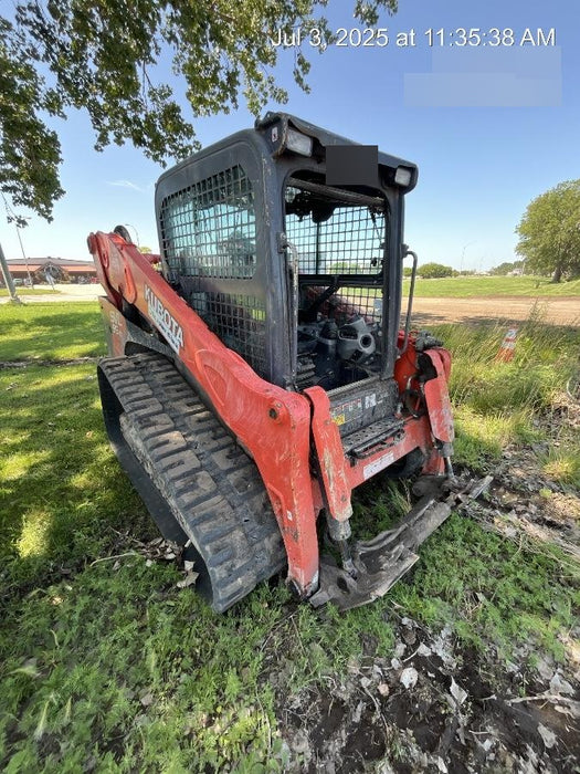 2019 Kubota SVL95-2S Cab/Heat/Air, Standard Tracks, Standard Flow w/Manual QC, 80" HD Bucket w/ Smooth Cutting Edge