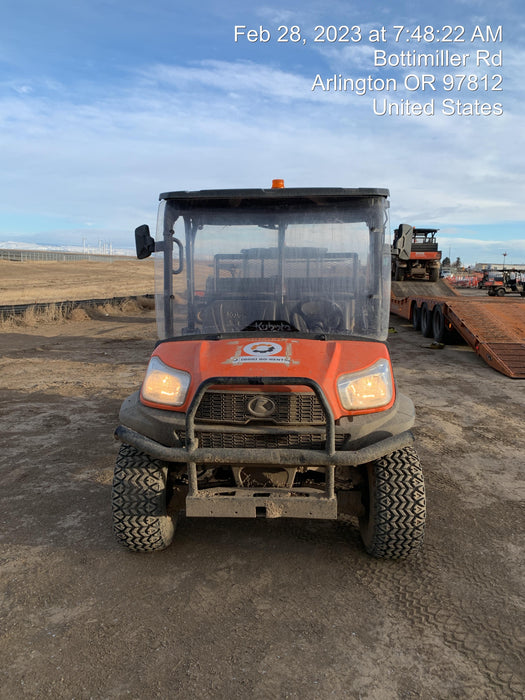 2022 Kubota RTV-X1140W-H Plastic Canopy, Windshield Acrylic Clear, LED Strobe Light, Wire Harness Kit, Back up Alarm