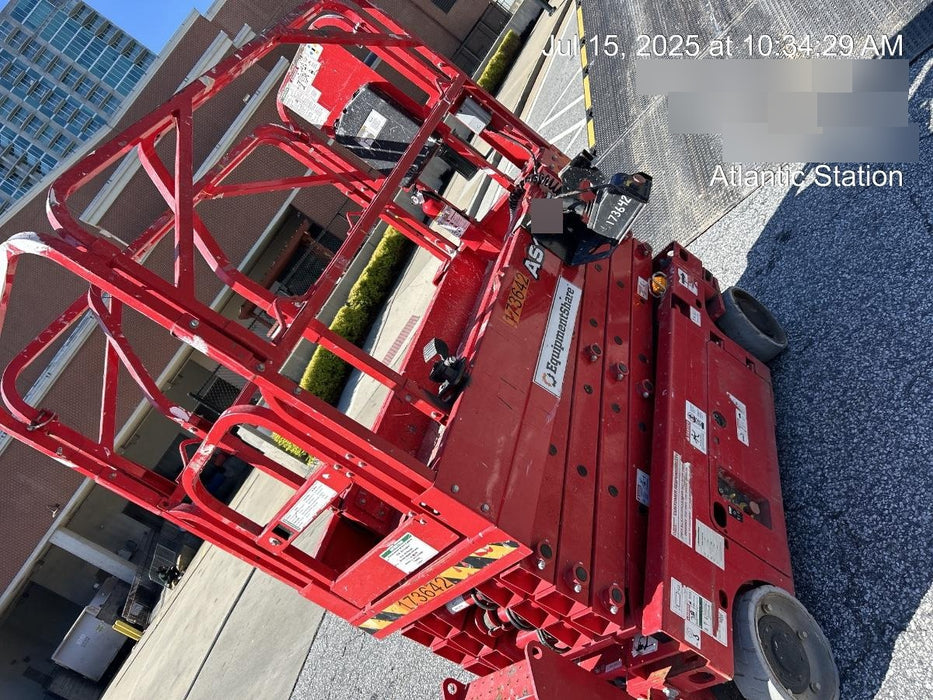 2021 Lgmg AS1932E Electric Drive, Solid Non Marking Tires, Dual Beacons