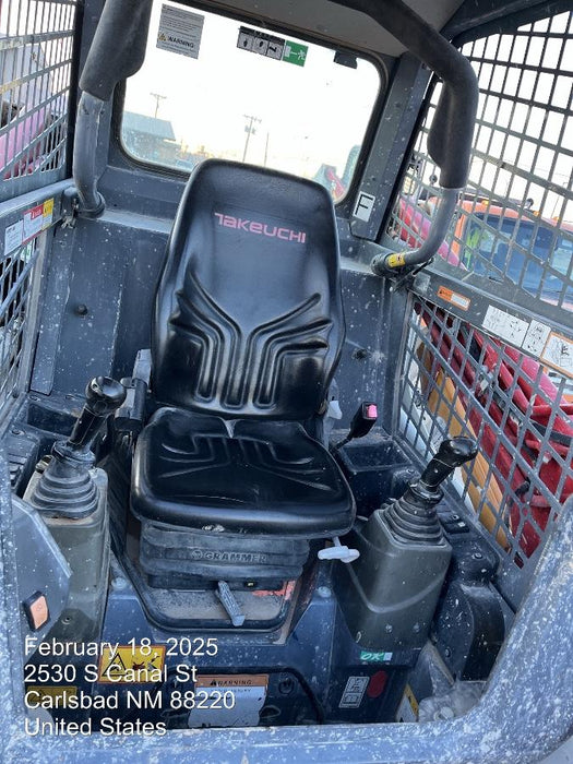 2022 Takeuchi TL8R2-R 74hp Kubota Diesel, Canopy, Rubber Tracks, Manual QC