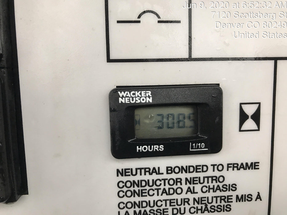 2018 Wacker Neuson LTV6L-MH Wacker Neuson LTV6L Mobile Light Tower w/Fuel Level Sensor Installed