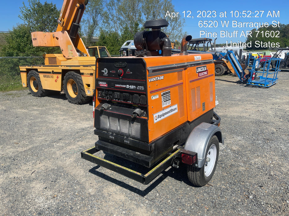 2022 Lincoln Electric Vantage 549X Crosslink Technology, Trailer Mounted, ES Decals, T3