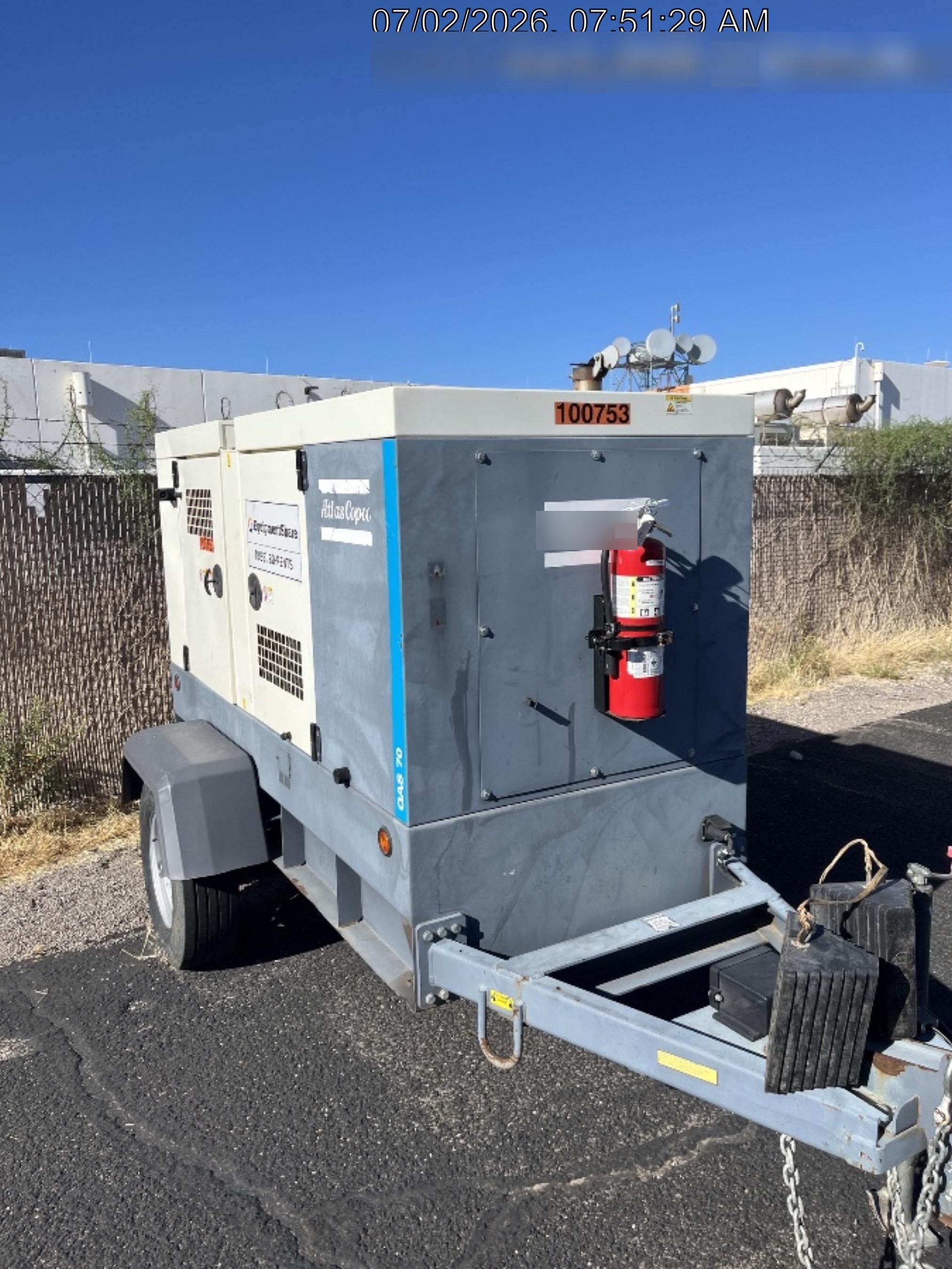 2020 ATLAS COPCO QAS 70