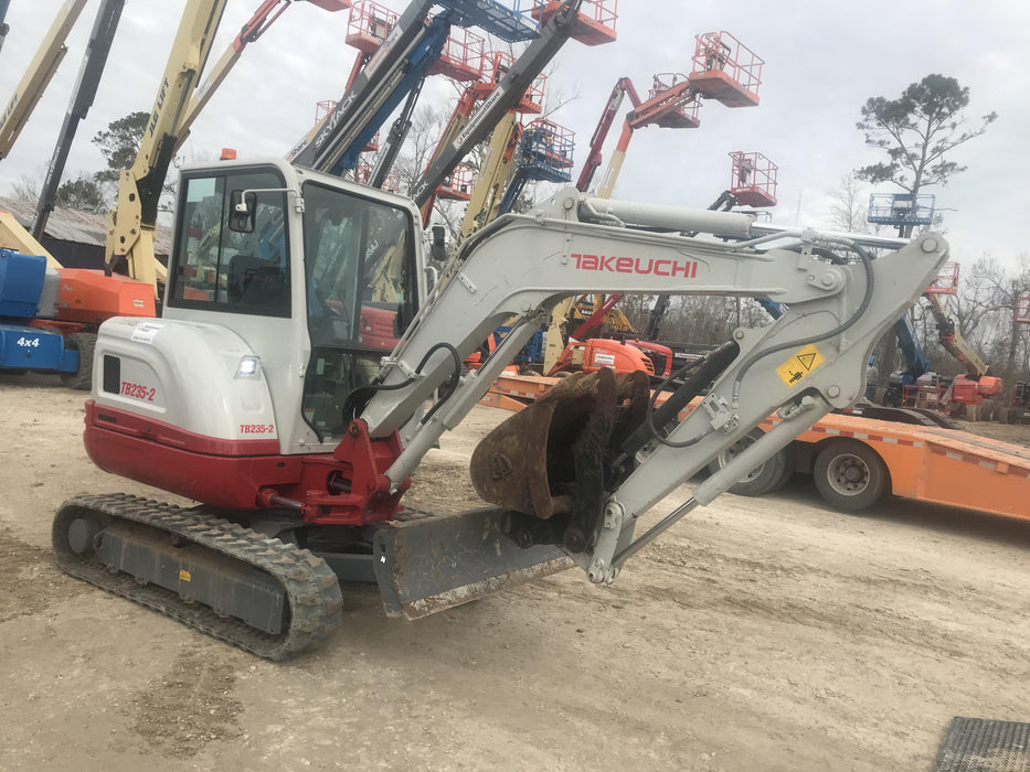 2020 Takeuchi TB-235-2CR Cab/Heat/Air, Rubber Tracks, Manual TAG QC