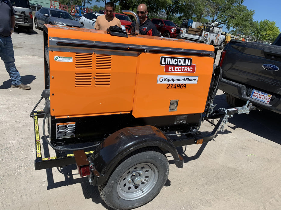 2022 Lincoln Electric LE400 Kubota V1505, Trlr, Cable Rack, Light Kit, ES Decals, T3