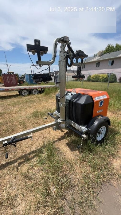 2024 Wanco WLTT-4MM4K Diesel, Deep Sea Controller, Shore Power Plug, Auto Start, (4) 350W LED Floodlights, 4kW Generator, 60 Gal Fuel Tank, 2" Ball, T3