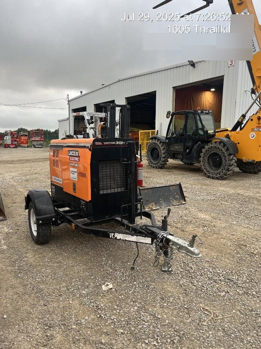 2021 Lincoln Electric Vantage 322 Vantage 322 Ready Pak 3 w/ Decals, ORANGE (includes trailer, cable rack, fender light kit) NO Telematics