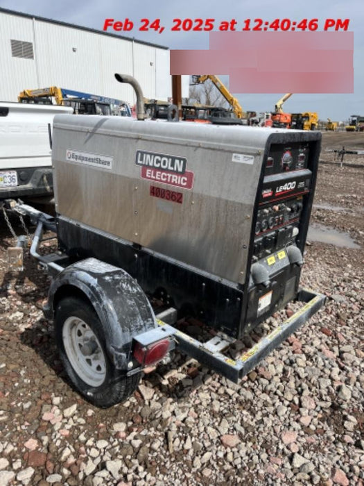 2024 Lincoln Electric LE400 Kubota V1505, Trlr, Cable Rack, Light Kit, ES Decals, T3