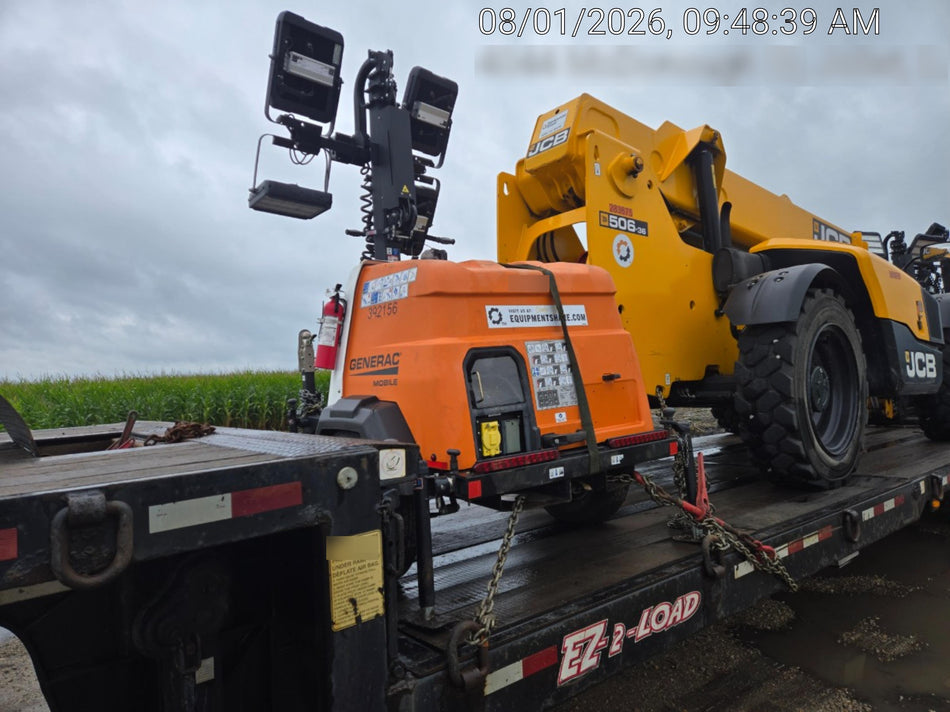2024 Generac MLT2 Diesel, Flex Switch 120V Input, Powerzone Controller, 
(4) 320W LED Lights, 4kW Generator, 39.9 Gal Fuel Tank, 2" Ball, T3