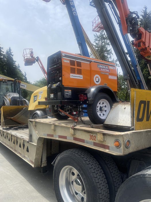 2021 Lincoln Electric Vantage 322 Vantage 322 Ready Pak 3 w/ Decals, ORANGE (includes trailer, cable rack, fender light kit) NO Telematics