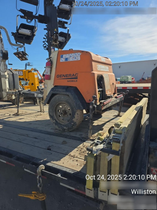 2024 Generac MLT2 Diesel, Flex Switch 120V Input, Powerzone Controller, 
(4) 320W LED Lights, 4kW Generator, 39.9 Gal Fuel Tank, 2" Ball, T3