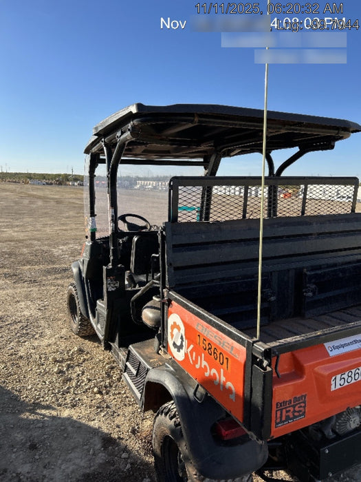2021 Kubota RTV-X1140W-H Plastic Canopy, Windshield Acrylic Clear, LED Strobe Light, Wire Harness Kit, Back up Alarm