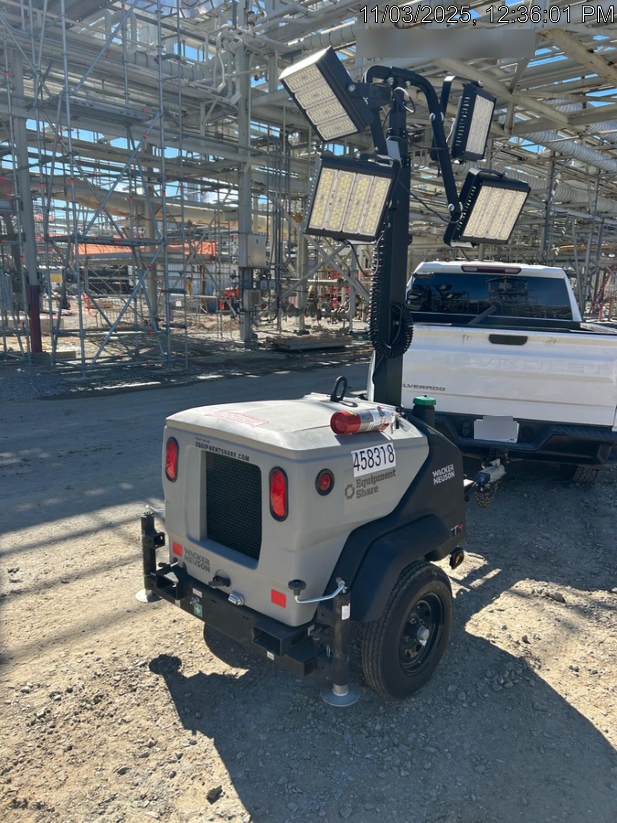 2024 Wacker Neuson LTT4 Diesel, Kohler KDW702, Deep Sea Controller, Auto Start, LED 320W, Bypass Outlet, T3
