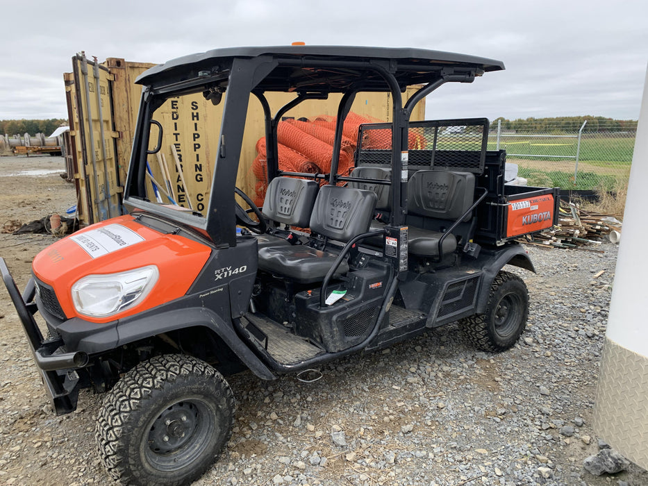 Kubota RTV-X1140W-H 4WD, LED Strobe, Windshield Acrylic Clear, Plastic Canopy, Wire Harness Kit, Backup Alarm