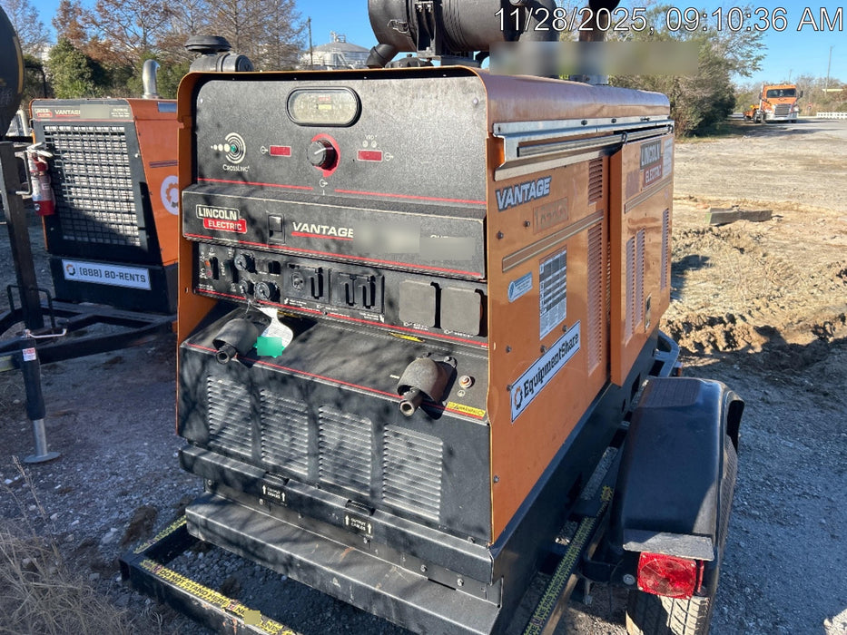 2021 Lincoln Electric Vantage 549X Ready Pak 3, ORANGE (includes trailer, cable rack, fender light kit)