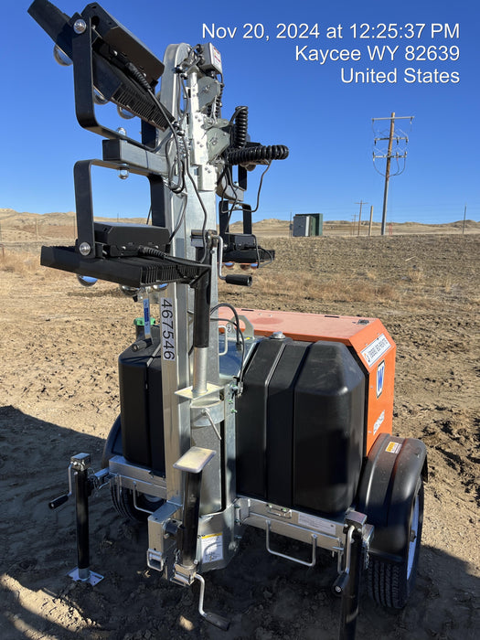 2024 Wanco WLTT-4MM4K Diesel, Deep Sea Controller, Shore Power Plug, Auto Start, (4) 350W LED Floodlights, 4kW Generator, 60 Gal Fuel Tank, 2" Ball, T3