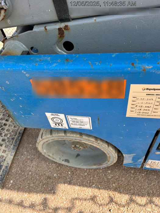 2019 Genie GS-1930 Fixed Rails with Chain Entry