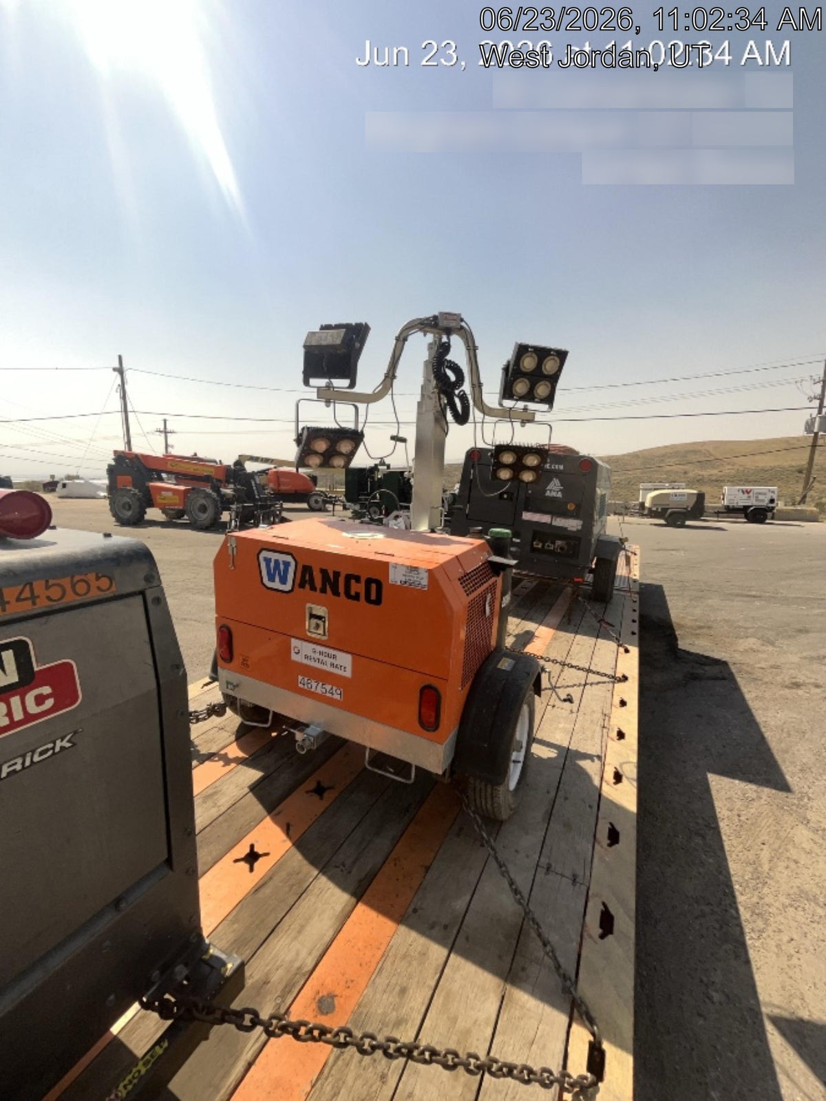 2024 Wanco WLTT-4MM4K Diesel, Deep Sea Controller, Shore Power Plug, Auto Start, (4) 350W LED Floodlights, 4kW Generator, 60 Gal Fuel Tank, 2" Ball, T3