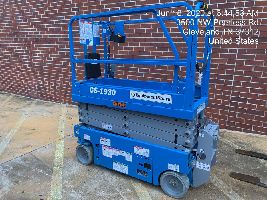 2020 Genie GS-1930 Fixed rails with chain entry gate - Pre A92.20