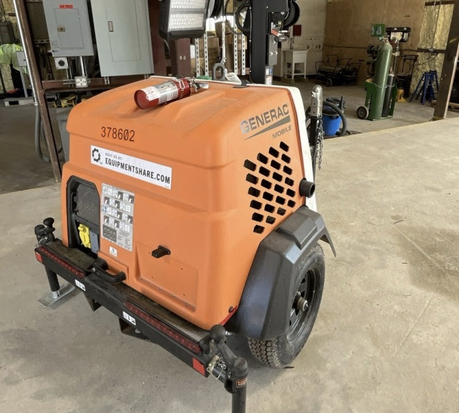 2023 Generac MLT2 Diesel, Flex Switch 120V Input, Powerzone Controller, 
(4) 320W LED Lights, 4kW Generator, 39.9 Gal Fuel Tank, 2" Ball, T3