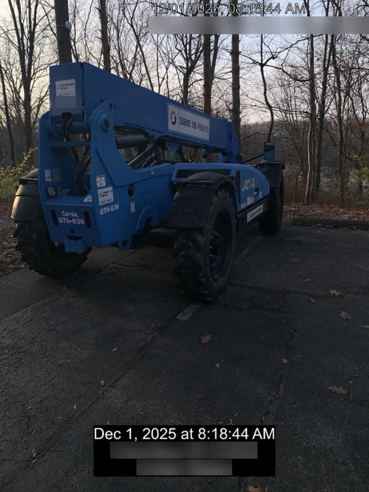 2020 Genie GTH-636 Cab/Heat/Air, Solid Tires, Work Lights, Beacon, Aux Hydraulics, Back up Alarm