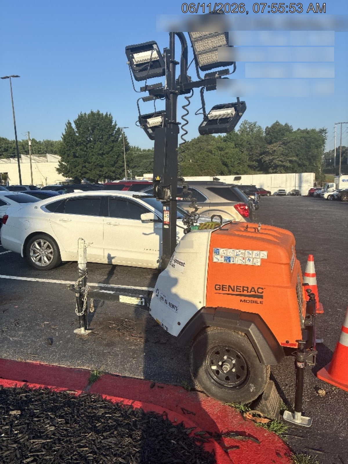 2024 Generac MLT2 Diesel, Flex Switch 120V Input, Powerzone Controller, 
(4) 320W LED Lights, 4kW Generator, 39.9 Gal Fuel Tank, 2" Ball, T3