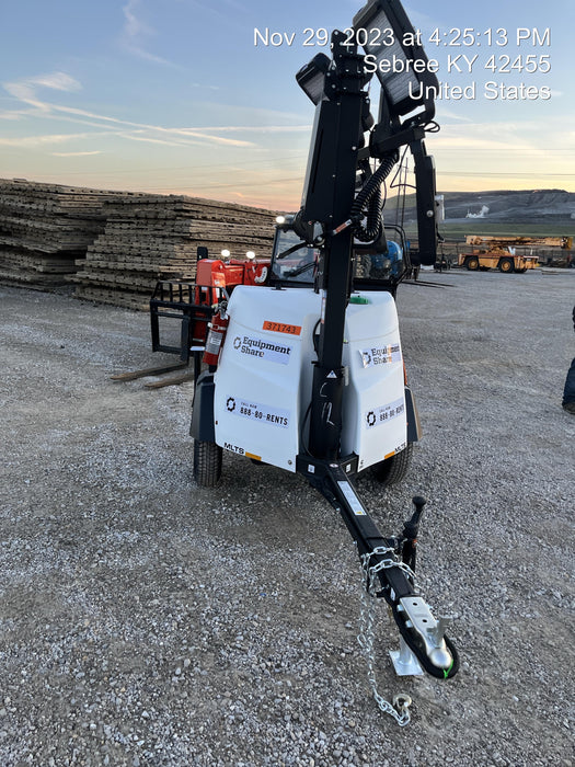 2023 Generac MLT2 Diesel, Flex Switch 120V Input, Powerzone Controller, 
(4) 320W LED Lights, 4kW Generator, 39.9 Gal Fuel Tank, 2" Ball, T3