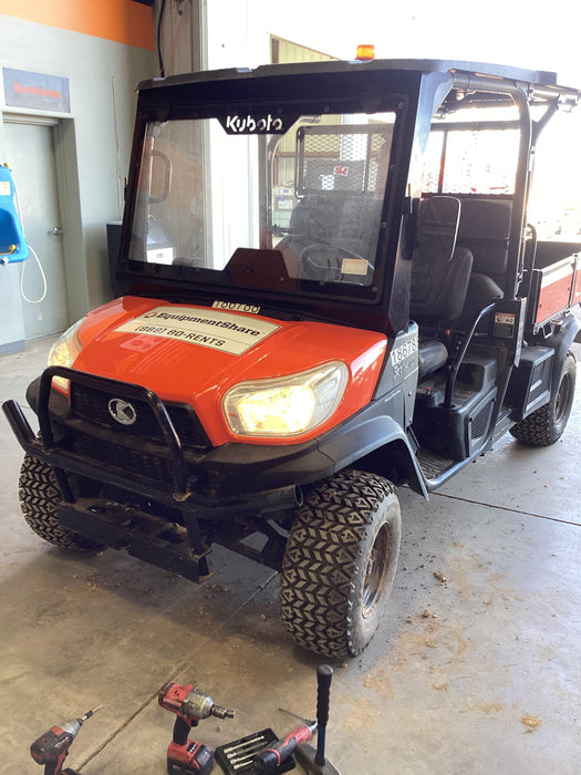 2021 Kubota RTV-X1140W-H Plastic Canopy, Windshield Acrylic Clear, LED Strobe Light, Wire Harness Kit, Back up Alarm
